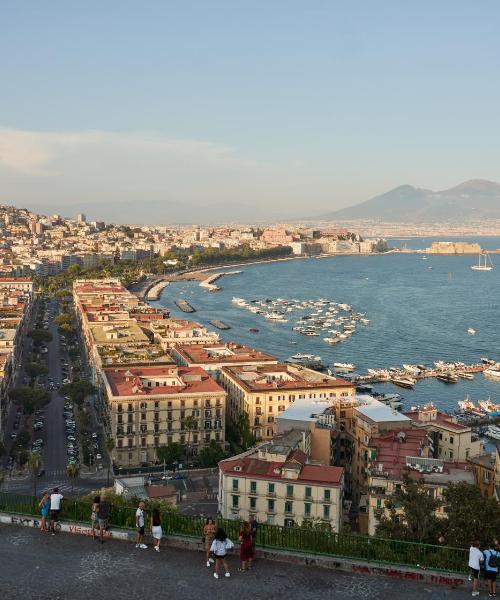Una bellissima vista di Napoli
