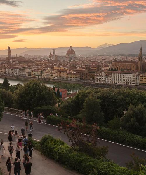 Una bellissima vista di Firenze, dove l'aeroporto principale è Aeroporto di Firenze Peretola